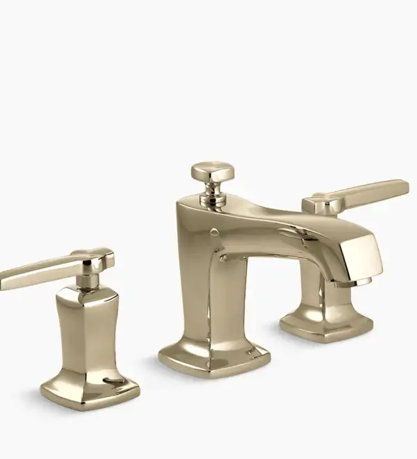 Robinet pour lavabo de salle de bain MARGAUX - Doré